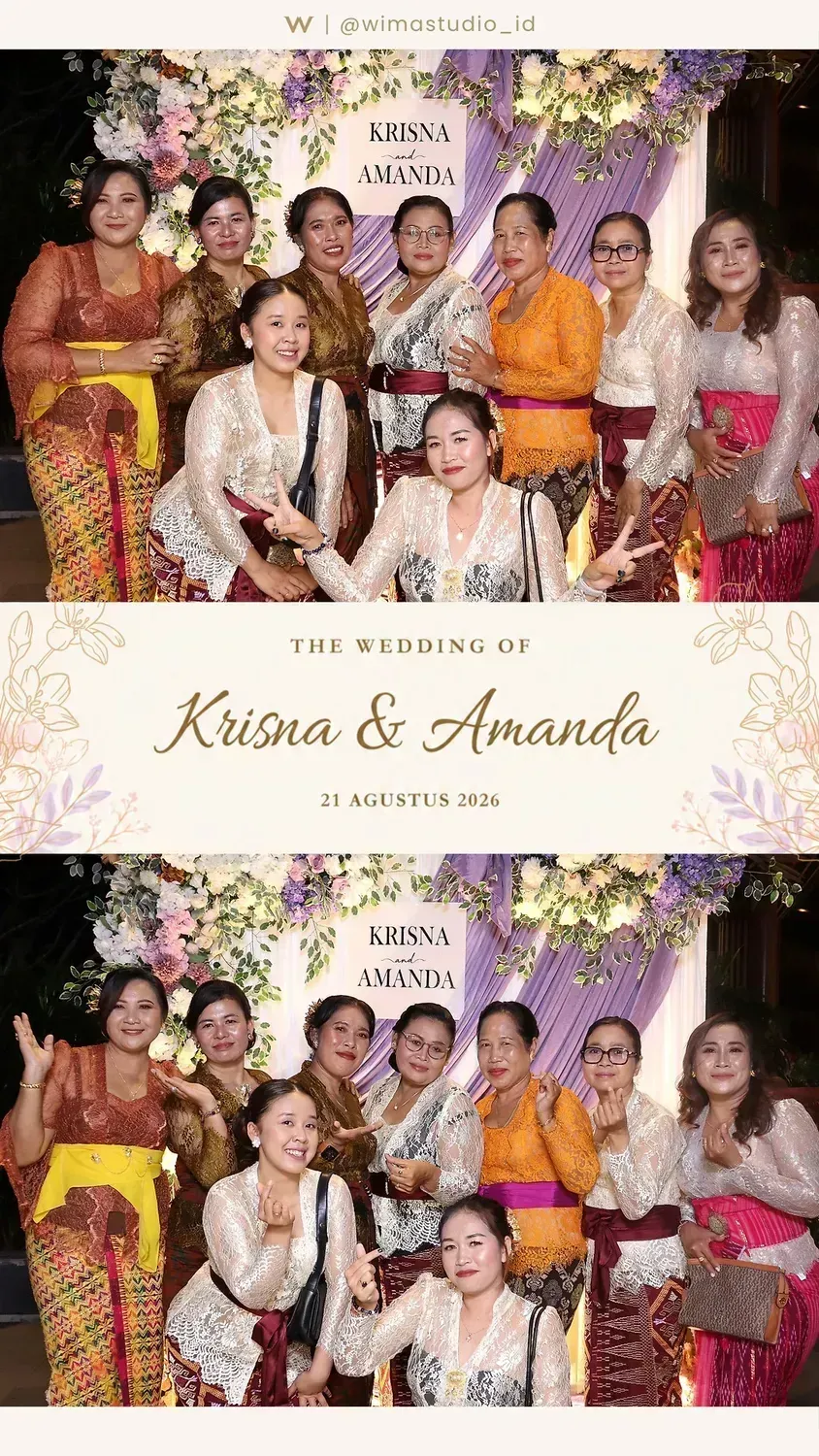 Frame photobooth Krisna Amanda