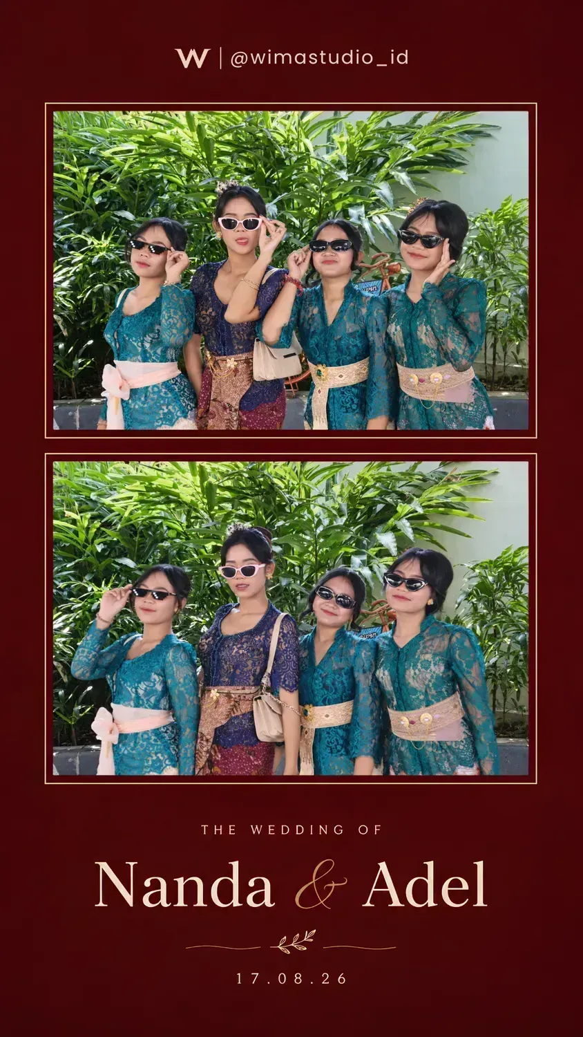Frame photobooth Nanda Adel